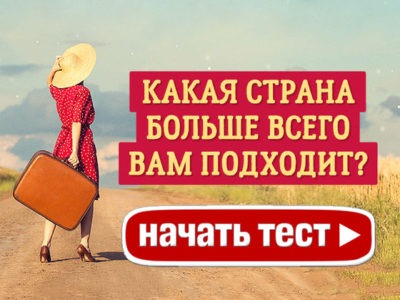 Какая страна больше всего вам подходит?