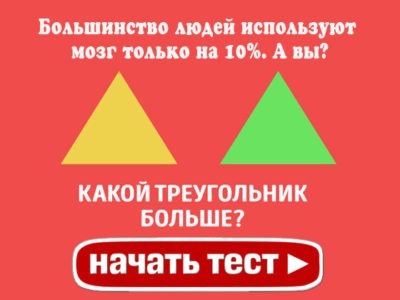 Большинство людей используют мозг только на 10%. А вы?