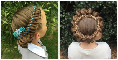 Заботливая мама каждый день создает новый шедевр на голове у дочери