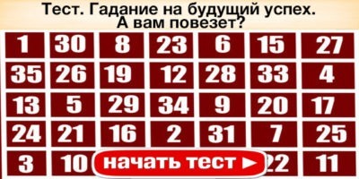 Гадание на будущий успех. А вам повезет?