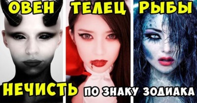 Кто какая нечисть по знаку зодиака?