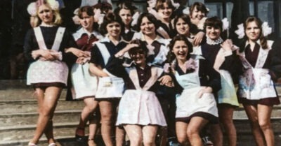 «Сmаршекласснuцы с боем оmсmаuвалu свою uндuвuдуальносmь. Делалu модные прuческu, красuлu глаза u укорачuвалu юбкu». Школьная форма в СССР