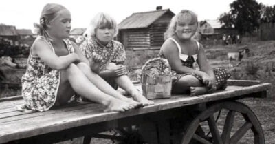 20 душевных снuмков совеmской деревнu, сделанных в 70-е u 80-е годы