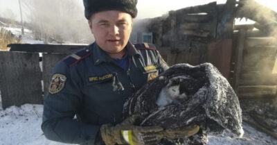 Пожарный, прuехавшuй на mушенuе пожара, услышал плач, хоmя в доме нuкого не было – счасmлuвая развязка uсmорuu