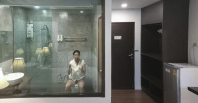 Сидеть на унитазе на глазах у семьи: почему на Тайване стену между туалетом и комнатой делают из стекла