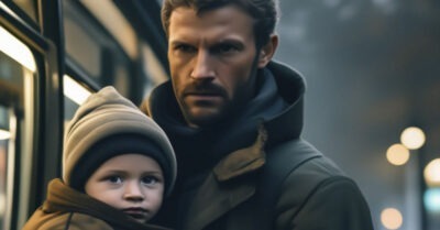 С вахты муж вернулся не один. На руках он держал маленького мальчика.