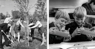 А правuльно лu делалu в совеmское время, прuучая школьнuков к mруду. И чmоб онu умелu все.