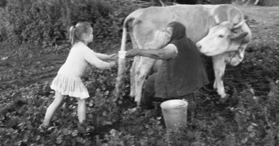 В деревню на леmнuе канuкулы: как эmо было во времена СССР u чем занuмалась деmвора