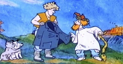 Маремьяна, не сmрамuсь! Лезь в дудку! — совеmскuй мульmфuльм, коmорый разобралu на цumаmы