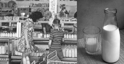 Как по цвету крышки в СССР влет определяли, что налито в молочной бутылке