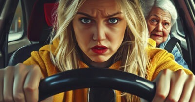 Высадила свекровь на трассе (Месть свекрови)