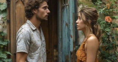 — Ты почему приехала так рано? — испугался муж, не пуская жену домой