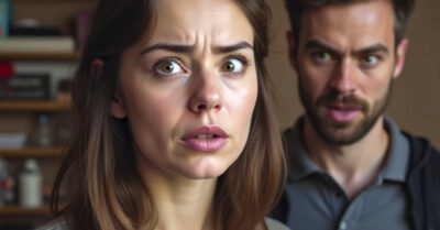 Жена, не зная о том, что муж уже дома, рассказала подруге о своей измене