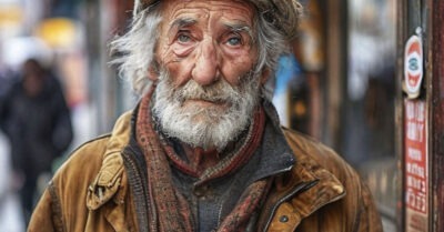 Бедный мужчина помог бездомному и приютил его, когда гость увидел фото на стене, то побледнел и начал плакать