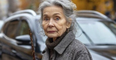 Старушка горько плакала, когда невестка бросила её одну на улице, а потом рядом остановилась машина…