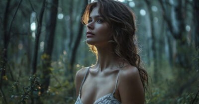 По ночам жена сбегала в лес. Супруг проследил за ней и оцепенел от увиденного