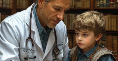 Врача скорой вызвали вытащить пуговицу у ребёнка из носа. В доме пациента он услышал знакомый голос