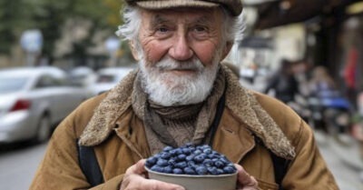 Мажор на авто пнул ведро с ягодой, которую продавал пожилой мужчина у трассы. Обернувшись, парень похолодел