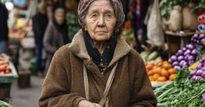 Директор рынка пожалел несчастную женщину и заплатил за её покупки