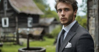 Из колодца слышались дикие крики. Богатый владелец кинулся туда. А заглянув, усомнился в своим глазам