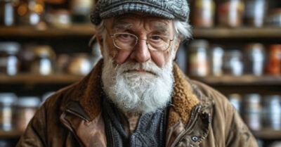 Дед тормозил кассира и всю очередь, отсчитывая монеты. Паренёк нахамил старику, не пpедставляя, с кем связался