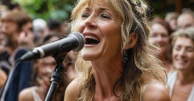 Когда тамада запела на свадьбе, отец невесты побледнел: «Не может быть — она»