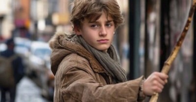 Мальчуган из пьющей семьи защитил дочь богача от собак. Отец захотел отыскать его и отблагодарить