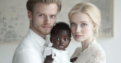 В русской семье появился темнокожий ребёнок: Надумав, что жена изменила ему с кем-то экзотическим, супруг собрал вещи и исчез