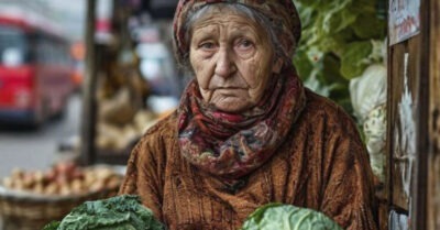 «Берите, сколько желаете. Всё равно никто не покупает…» — произнесла бабуля на рынке, продавая домашние овощи