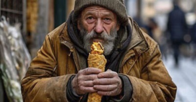 Я угостила шавермой бездомного, а в ответ он написал записку и попросил прочесть её дома