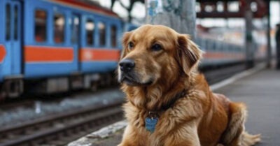 Девушка нашла на вокзале ранненого пса и приютила его, но через время в дверь раздался стук