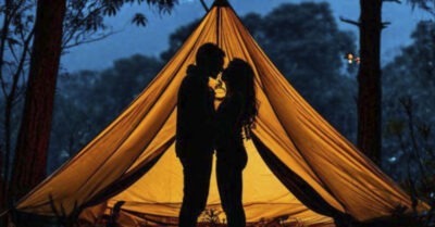 На рыбалке жена друга залезла ко мне в палатку ночью