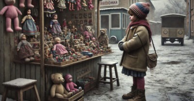 «Не выгоняйте меня, я просто смотрю. У меня денежек нет» — произнесла девочка