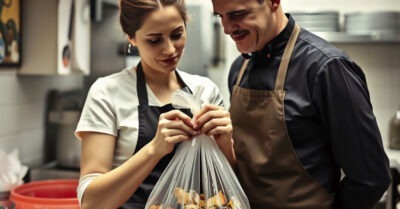 Официант разрешил девушке забирать объедки, но через неделю он узнал, кто она на самом деле