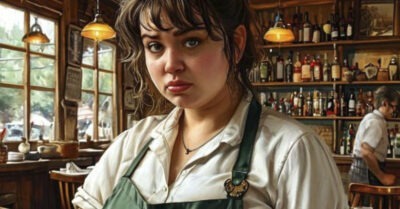 Официантка это твой уровень мозгов… Низшая раса, свыкайся! Ты всю жизнь будешь обслугой!