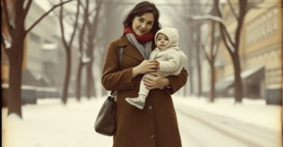 — Забирай своего выродка и уматывай. В коммуналке перезимуешь. — рыкнул муж, вытурив жену с ребёнком в метель.