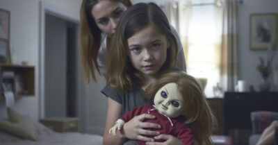 — Странная кукла, — осматривая игрушку, ужаснулась Алена, — глазищи у неё такие… Жуткие! Машенька, а кто тебе ее дал?