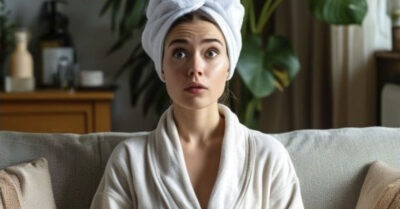 Муж возвратился домой и увидел вместо жены незнакомую дамочку