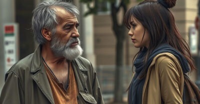 Муж при всех высмеял мою сердечность к бродячим, но он не знал что один из них его отец.