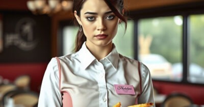 Быдло гость в кафе измывался над молодой официанткой. Забавно, как его «утихомирил» парнишка официант.