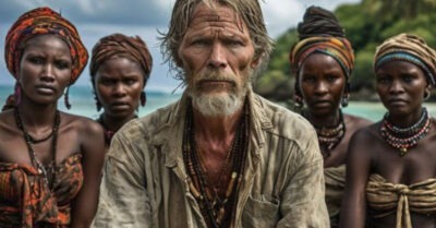 Как белокожий мужик угодил к трём африканкам, прожив с ними 15 лет на необитаемом острове