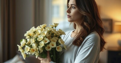 Муж торопился домой из командировки, чтобы поздравить супругу с 8 марта, но ее уже поздравлял сосед.