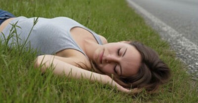 Девушку с обезображенным лицом нашли без сознания в кювете у дороги, она ничего не помнила