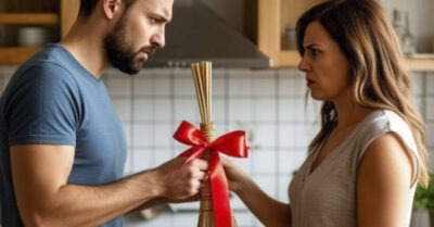 Муж подарил жене на день рождения швабру, но его голова даже не подумала что произойдет