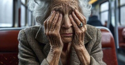 » Я к внучке еду… Но боюсь, что не нужна я ей.» — шепнула бабуля в поезде, едва удерживая слезы