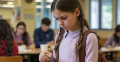 Дома жрать нечего? — подшучивали одноклассники, заметив, как она незаметно прячет школьный обед в сумку. Но её сумка хранила совсем другую тайну.