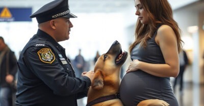 Пёс не на шутку разъярился, увидев беременную женщину. Однако выяснившаяся причина потрясла даже полицию.