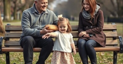 «Дадите мне кусочек хлеба?» — тихо спросила девочка у женщины, кормившей голубей в парке. То, что она сделала, заставило плакать даже каменные сердца.