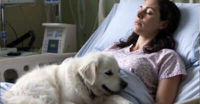Он метался в коридоре у палаты, ожидая решения судьбы, и вот двери распахнулись… Собака вывела её из комы.