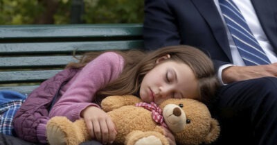 Бедная девочка каждую ночь спит на скамейке. Толстосум выясняет причину и не может удержать слёз!